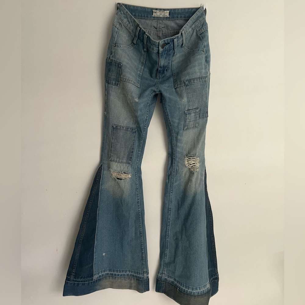 Free People High Waisted Flare Jeans